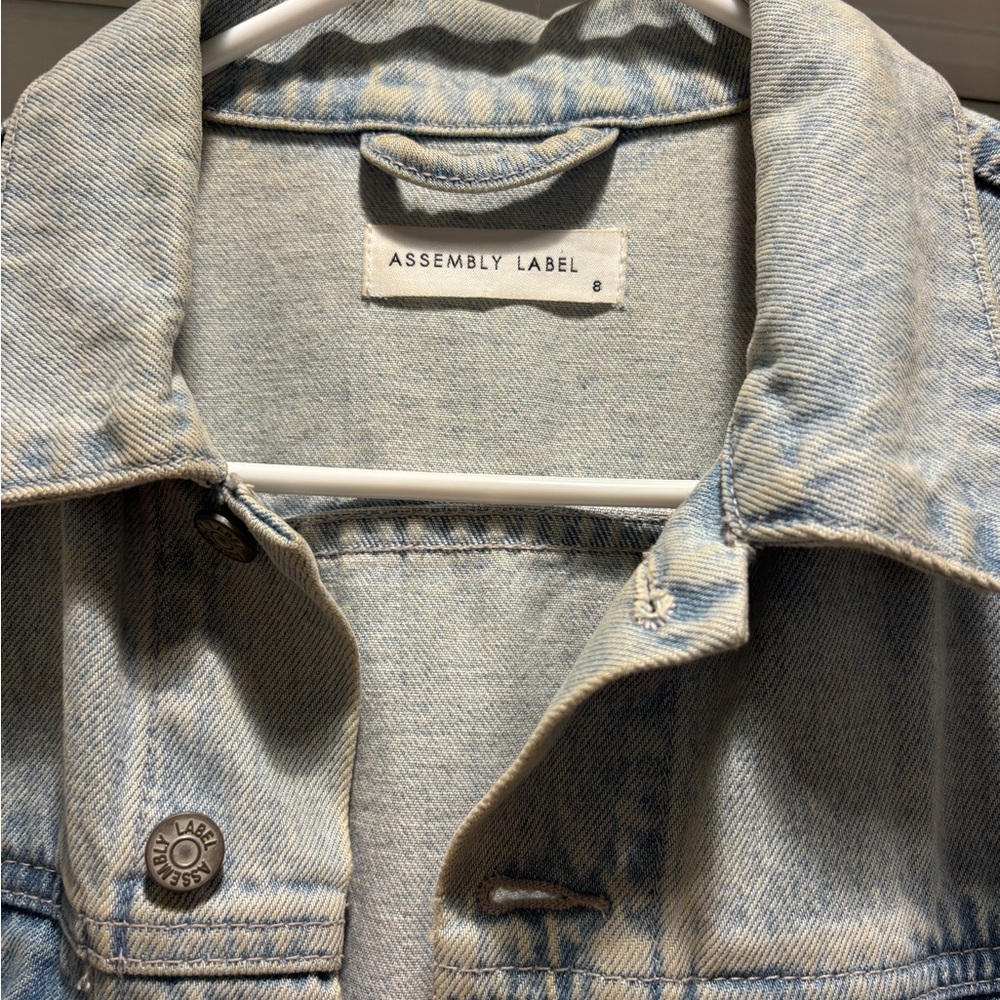 Assembly Label Blue Jean Jacket - Picture 2 of 4